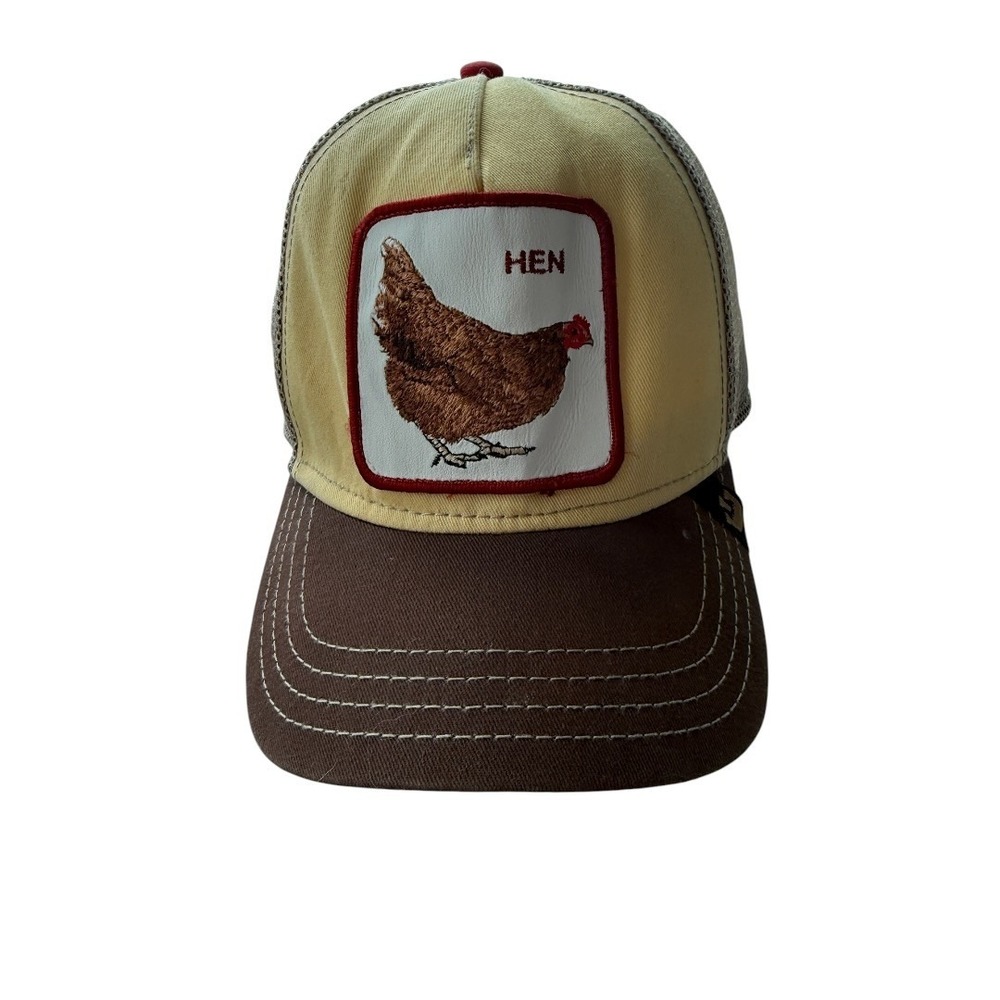 Goorin Brothers Hen Chicken Butter Yellow Trucker Hat Sold Out Online